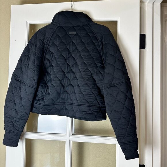 LULULEMON Scuba Oversized Quilted Half Zip Black Size XS/S - Picture 8 of 11